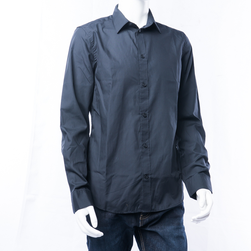 Mens Semi Formal Shirt Black XL