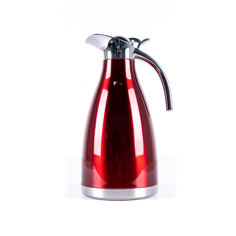 Coloured Unbreakable Stainless Steel Thermos 2L-Red