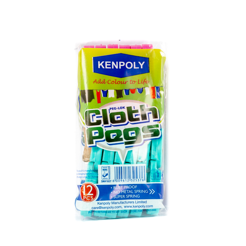 Kenpoly Plastic Cloth Pegs dzn