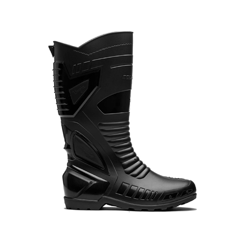 Umoja Boda Moto Gumboots -Black