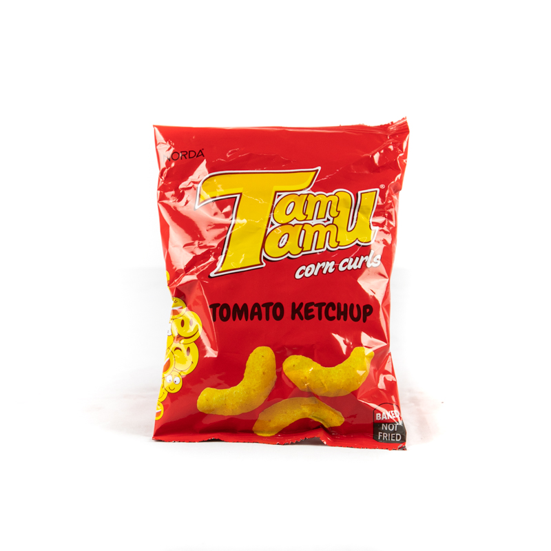 Tamu Tamu Tomato Ketchup Corn Curls 30g