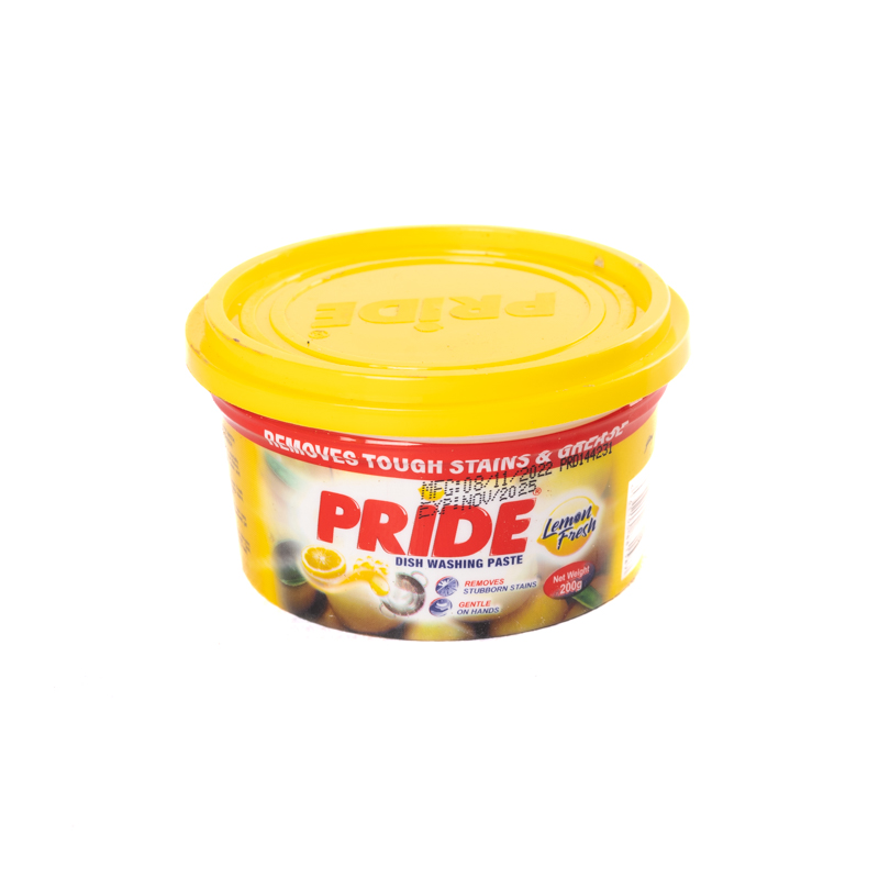 Pride Dish Washing Paste Lemon 200g